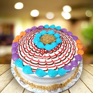 Pastel de Fresa Maní